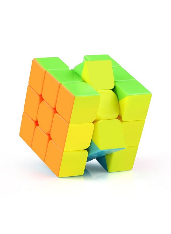 D-FantiX QY Toys Warrior 3x3 Speed Cube Stickerless 3x3x3 Magic Cube Puzzles