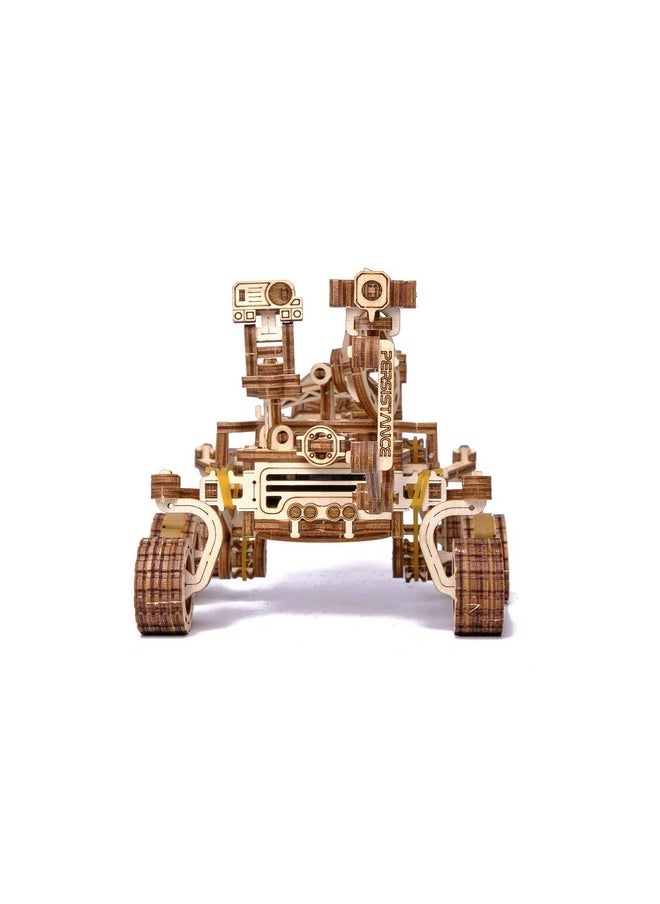 Wood Trick Mars Rover Mechanical 3D Wooden Puzzles for Adults and Kids to Build - Rides up to 13 ft - 7.9x4.7 in - Model Kits for Adults - DIY Wooden Models for Adults to Build