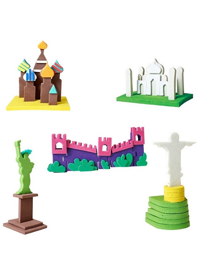 Imagimake Mapology Mounments Around The World | Make 13 Miniature Models| 3D Puzzle for Kids | Birthday Gift for Girls & Boys | Educational Toys for 5,6,7,8,9 Years