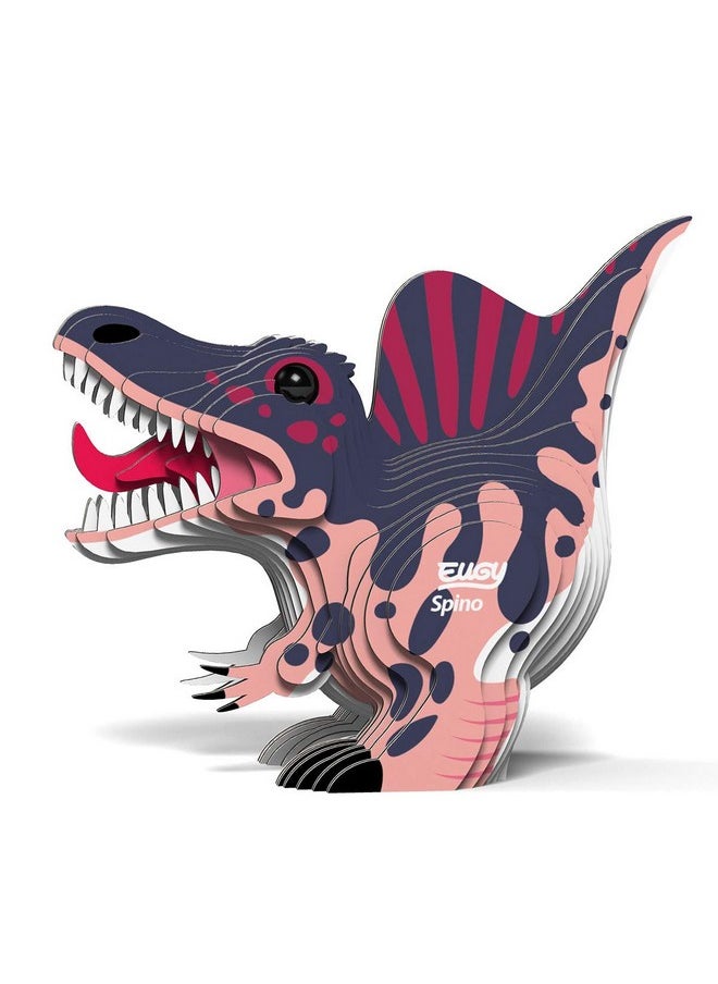 Eugy Spinosaurus Dinosaur 3D Puzzle, 24 Piece Eco-Friendly Educational Toy Puzzles for Boys, Girls & Kids Ages 6+