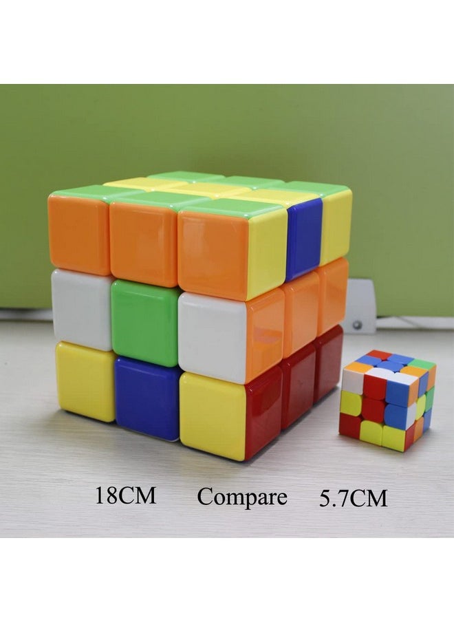 GoodPlay Heshu Super Big Size 18CM 3x3x3 Colorful Stickerless Speed Puzzle Magic Cube