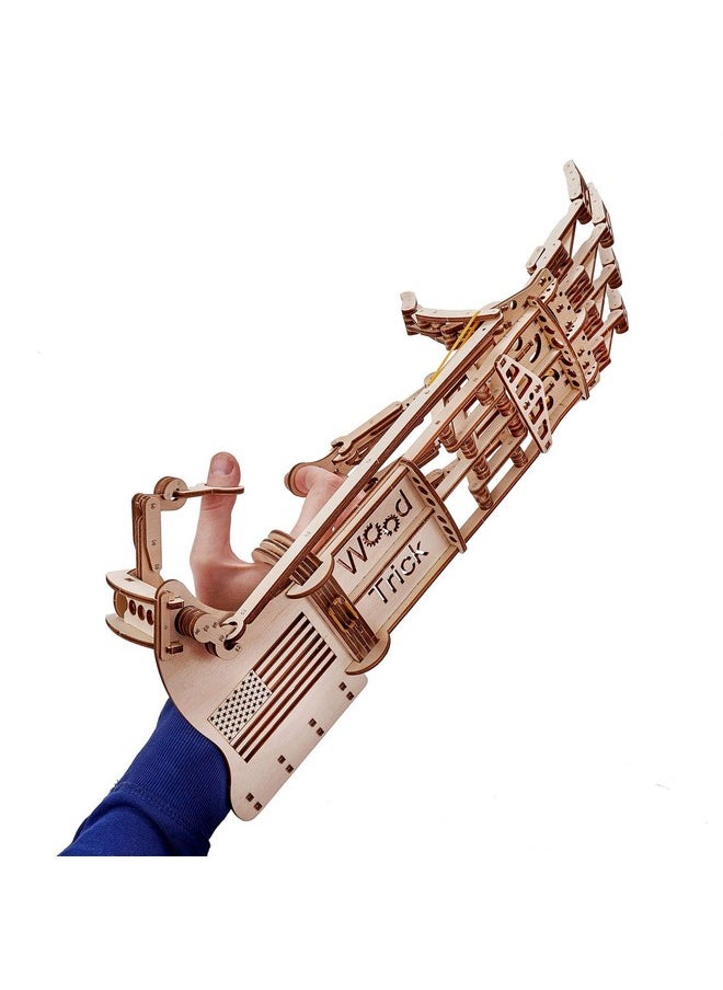 Wood Trick Wooden Robot Hand 3D Wooden Puzzle - Robotic Hand Wood Model Kit to Build