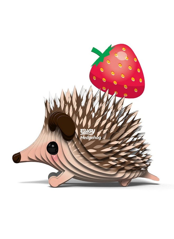 Eugy Hedgehog 3D Puzzle, 24 Piece Eco-Friendly Educational Toy Puzzles for Boys, Girls & Kids Ages 6+
