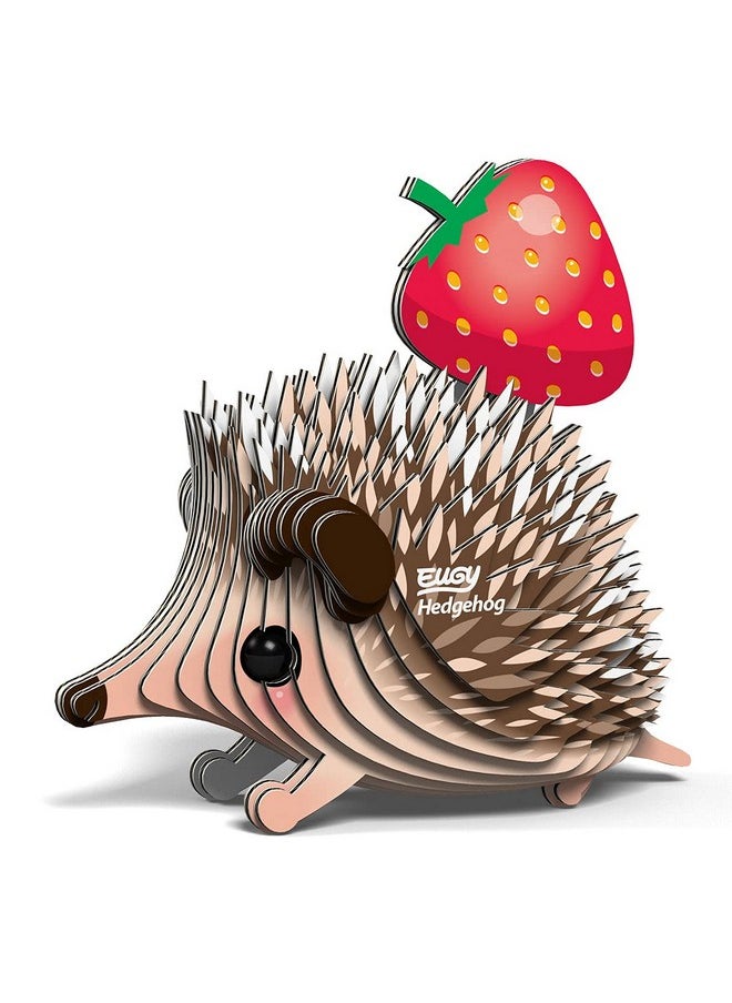 Eugy Hedgehog 3D Puzzle, 24 Piece Eco-Friendly Educational Toy Puzzles for Boys, Girls & Kids Ages 6+