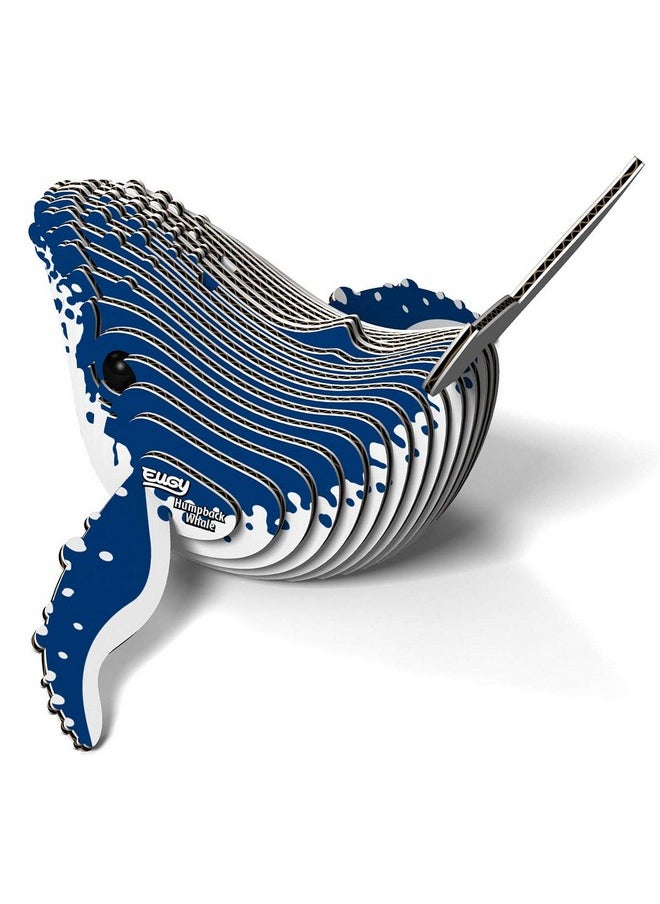Eugy Humpback Whale 3D Puzzle, 25 Piece Eco-Friendly Educational Toy Puzzles for Boys, Girls & Kids Ages 6+