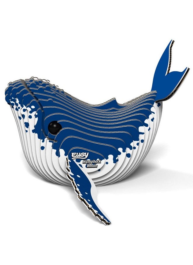 Eugy Humpback Whale 3D Puzzle, 25 Piece Eco-Friendly Educational Toy Puzzles for Boys, Girls & Kids Ages 6+