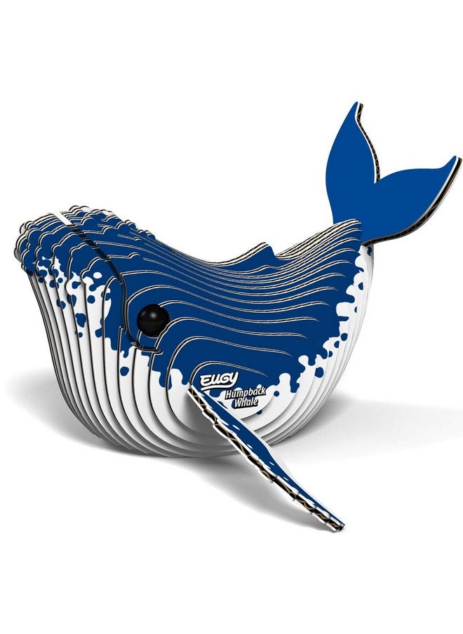 Eugy Humpback Whale 3D Puzzle, 25 Piece Eco-Friendly Educational Toy Puzzles for Boys, Girls & Kids Ages 6+
