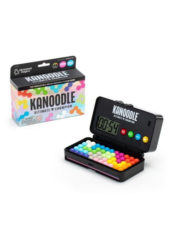Educational Insights Kanoodle® Ultimate Champion 3D - Brain Teaser Puzzle Game, Featuring 500 Challenges, Gift for Ages 7+