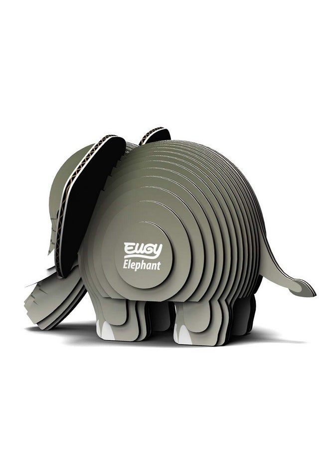 Eugy Elephant 3D Puzzle, 28 Piece Eco-Friendly Educational Toy Puzzles for Boys, Girls & Kids Ages 6+
