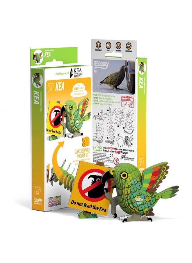 Eugy Kea 3D Puzzle, 23 Piece Eco-Friendly Educational Toy Puzzles for Boys, Girls & Kids Ages 6+
