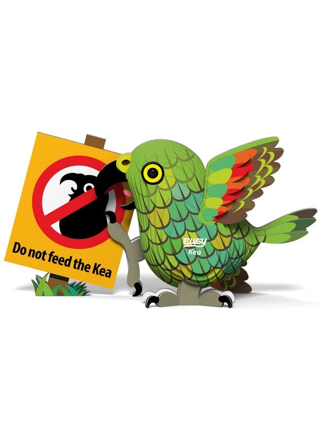 Eugy Kea 3D Puzzle, 23 Piece Eco-Friendly Educational Toy Puzzles for Boys, Girls & Kids Ages 6+
