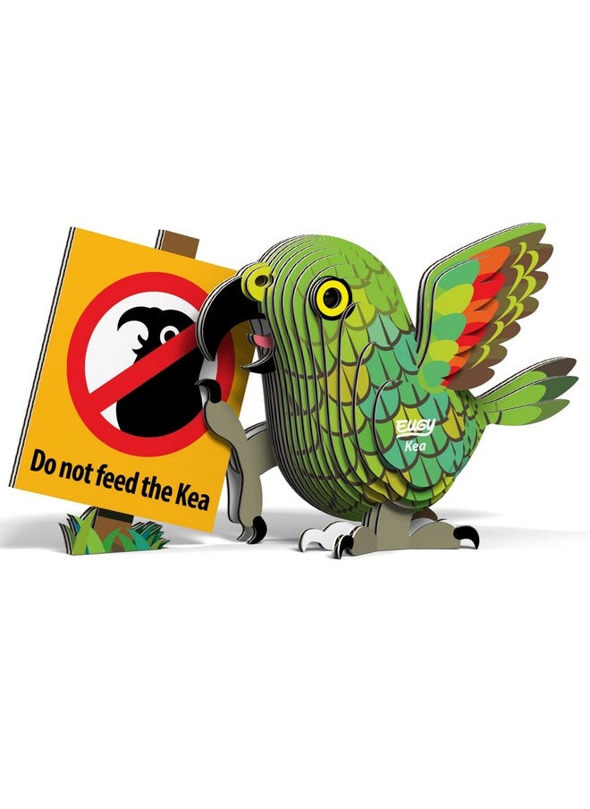 Eugy Kea 3D Puzzle, 23 Piece Eco-Friendly Educational Toy Puzzles for Boys, Girls & Kids Ages 6+