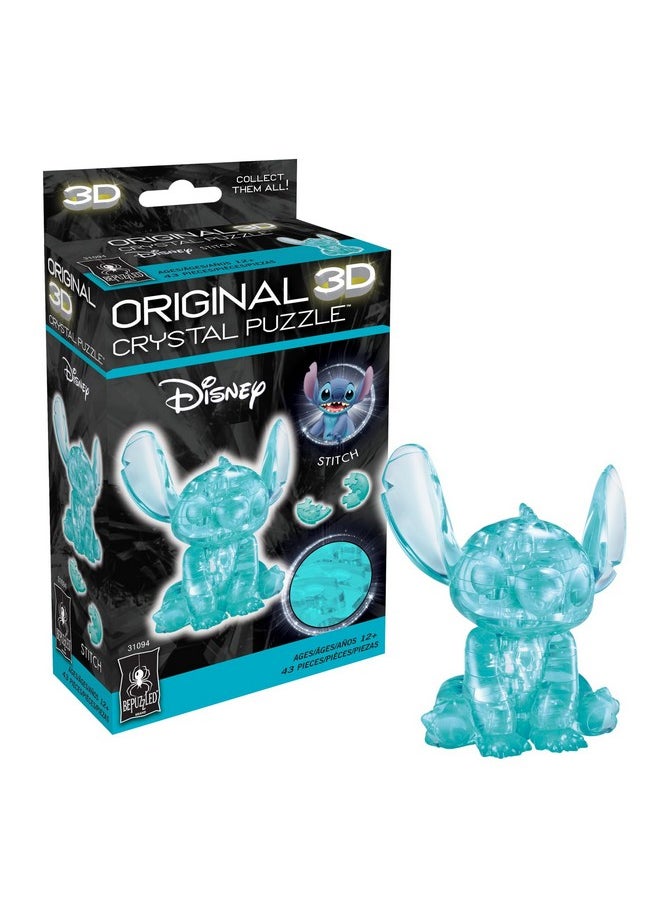 BePuzzled, Disney Stitch Original 3D Crystal Puzzle, Ages 12 and Up