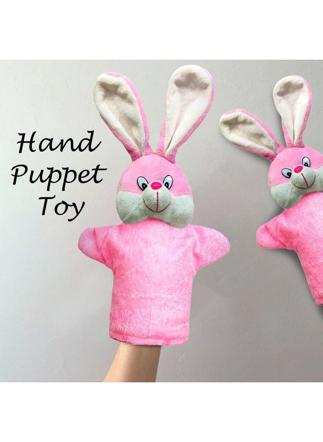 FunBlast Hand Puppets for Kids - Soft Hand Puppets for Kids, Story Telling Puppet for Kids, Hand Puppet Toy, Plush Animals Hand Puppet Toys, Fun Play Learning Toys - Multicolor (Bunny)