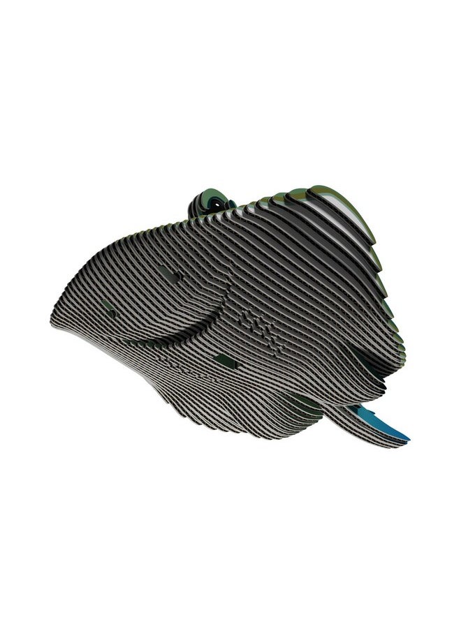 Eugy Stingray 3D Puzzle - 50 Piece Eco-Friendly Educational Toy Puzzle for Boys, Girls & Kids Ages 6+