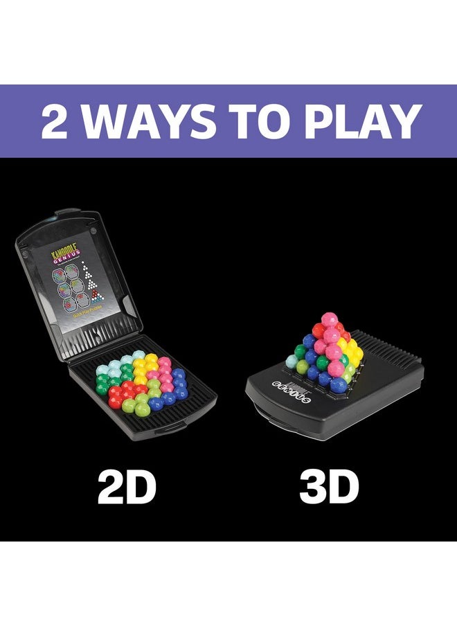Educational Insights Kanoodle Genius 3-D Puzzle Brain Teaser Game for Adults, Teens and Kids, Gift for Ages 8+, Stocking Stuffers for Kids