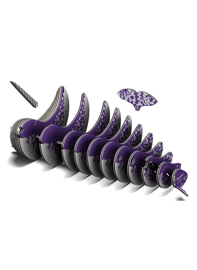 Eugy Narwhal 3D Puzzle, 23 Piece Eco-Friendly Educational Toy Puzzles for Boys, Girls & Kids Ages 6+