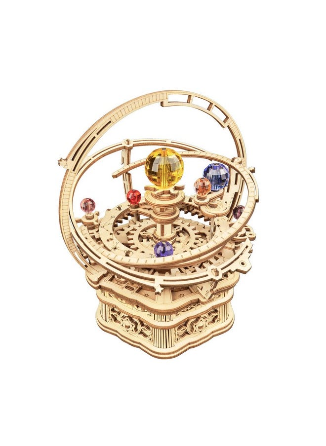 RoWood Music Box 3D Puzzles for Adults, DIY Wooden Mechanical Building Model Kits, Gift for Teens Kids on Children's Day/Birthday/Christmas - Starry Night