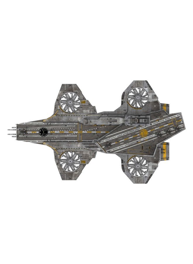 4D Build, Marvel Studios Avengers Helicarrier, 3D Puzzle Paper Model Kit, 220 Piece Paper Model Kit for Teens and Adults, Ages 8+