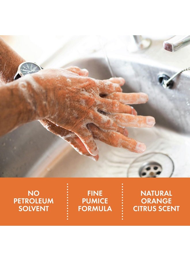 Permatex 25219 Fast Orange Pumice Lotion Hand Cleaners, Citrus, Bottle with Pump, 1 gal, 128 Fl Oz (Pack of 1)