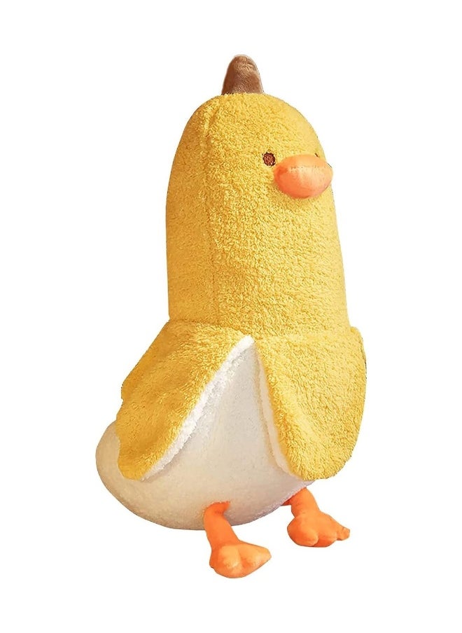 Banana Duck Plush Toy Cute Plushie Hugging Plush Pillow Duck Stuffed Animal For Girls And Boys Yellow 12 Inch