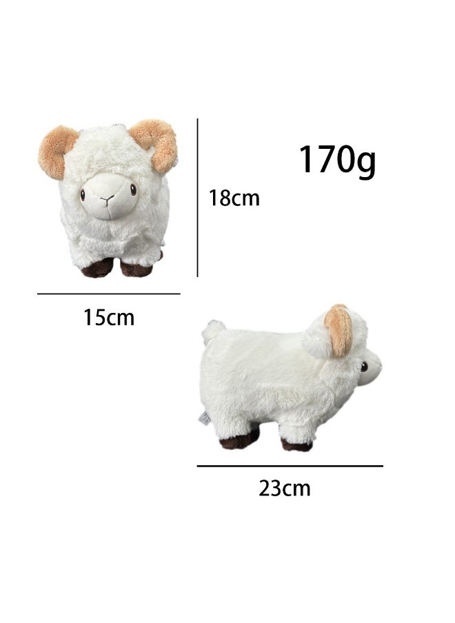 New cabra de peluche cute goat plush doll toys suitable for children and friends birthday, holiday gifts