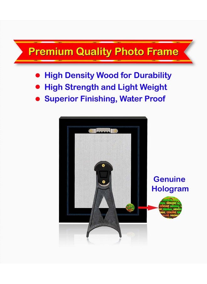 Pavan Photo Laminations Goddess Lakshmi Devi Dhana Vaibhav Laxmi Maa Wall Painting Framed Home Decor (Wood,Matte,Gold,Small Size,6 x 8 Inch) R317S