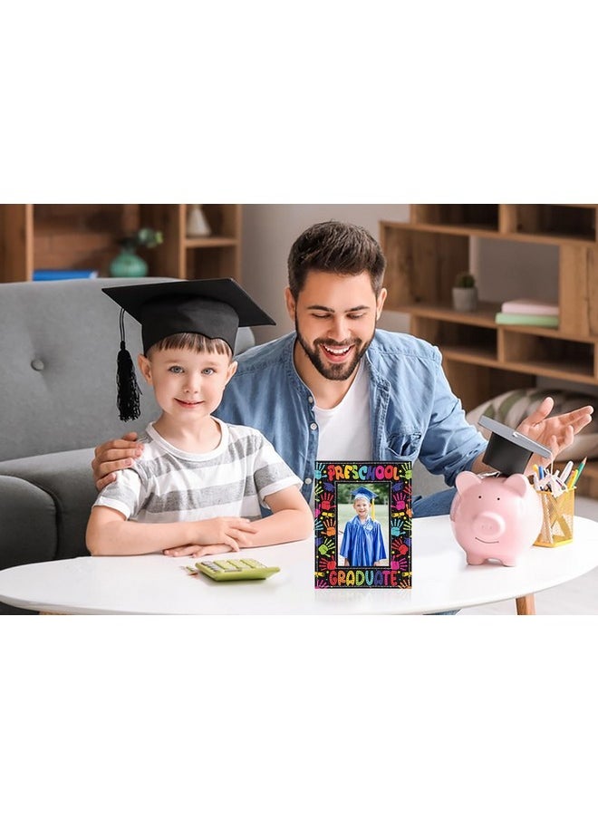 FaCraft Kindergarten Graduation Picture Frame - Vertical 4x6 Preschool Photo Frame - 2024 Graduation Gift for Son or Daughter
