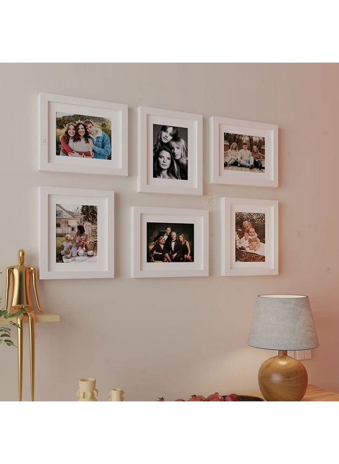 Art Street Decorative Premium Set of 6 Individual Wall Photo Frame (8