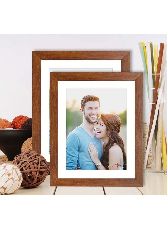 Art Street Synthetic Wood Brown Wall & Table Photo Frame Photo Size 8 x 10 Inches inches ((Brown)