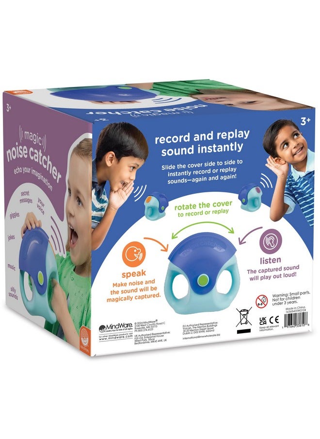 MindWare Magic Noise Catcher - Toy Voice Recorder, Best Birthday Gift for 3 Year olds &Up to Record Messages for Friends & Family