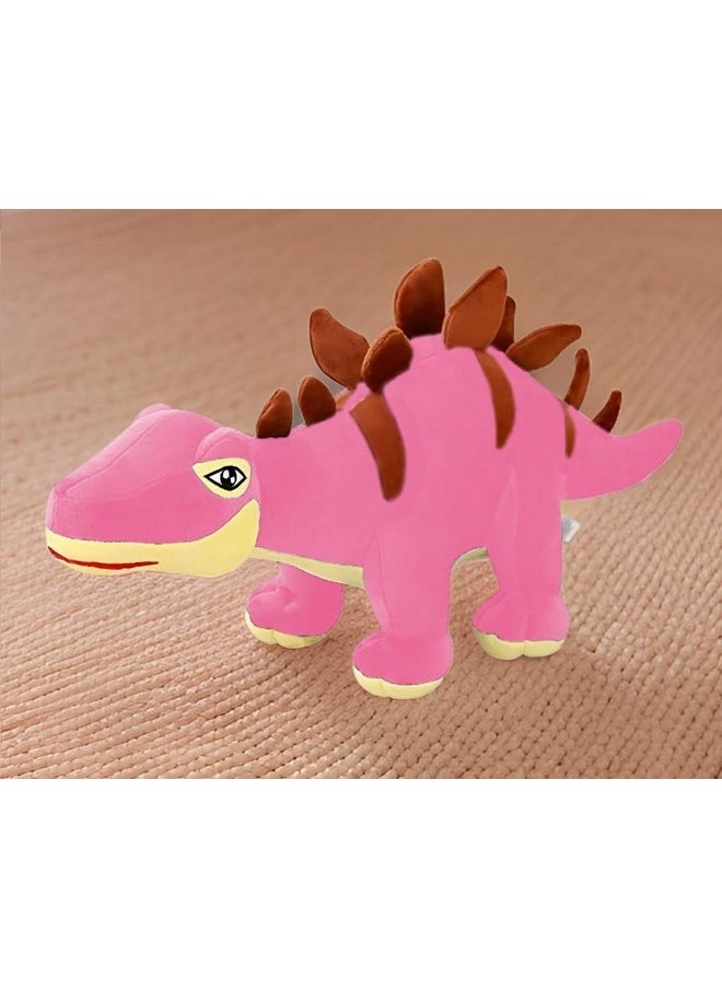 Tickles Cuddly Dinosaur Dragon Soft Stuffed Plush Animal Toy for Kids Boys & Girls Birthday Gifts (Color: Pink Size: 55 cm)