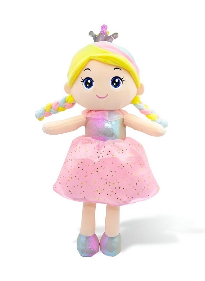 Tickles Big Cute Princess Queen Soft Stuffed Doll for Kids Room (Size: 45 cm Color: Pink)