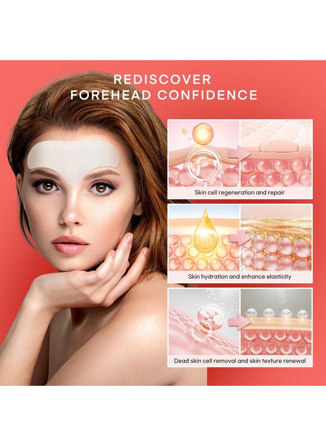SupreH Forehead Wrinkle Patches For Anti-Wrinkle: Facial Wrinkle Patches for Forehead Fine Lines & Frown Lines - Overnight Mask with Peptide Collagen 14 PCS