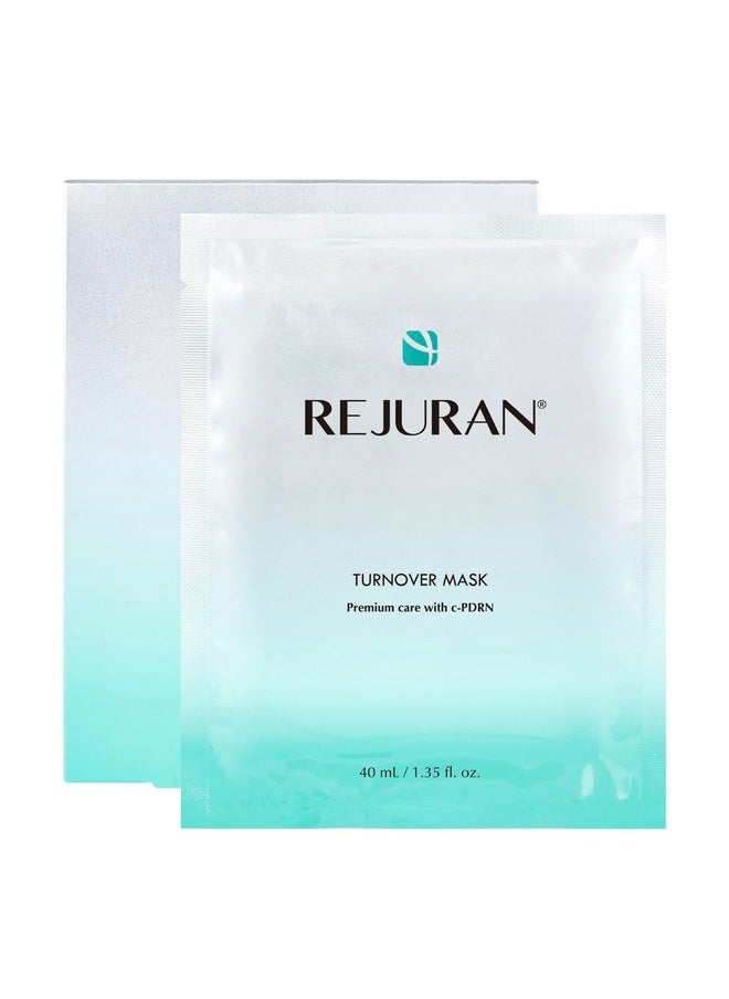 REJURAN® Turnover Mask, c-PDRN® - Skin Repair, Firming, and Deeply Nourishing Ultra Microfiber Sheet Mask, Clinically Developed Korean Skin Care 5-Pack