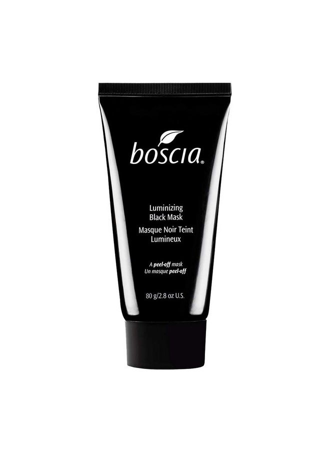 boscia Luminizing Charcoal Mask - Vegan, Cruelty-Free, Natural Skin Care - Peel-Off Face Mask with Activated Black Charcoal - Blackhead Remover & Pore Cleaner - For All Skin Types - 2.8 oz