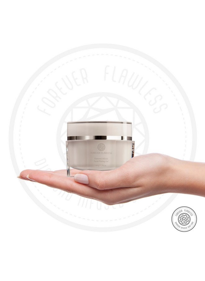Forever Flawless Diamond Infused Facial Peeling Gel. New & Improved Formula for Best Exfoliation, Microdermabrasion, Purification & Detox for a Flawless, Glowing Skin.