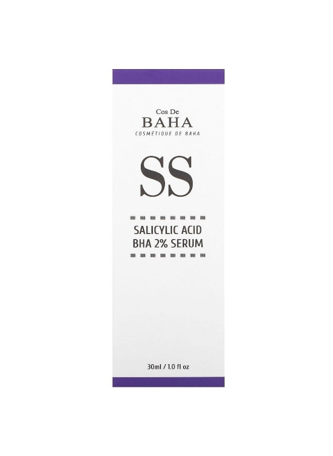 Cos De BAHA, SS, Salicylic Acid BHA 2% Serum, 1 fl oz (30 ml)