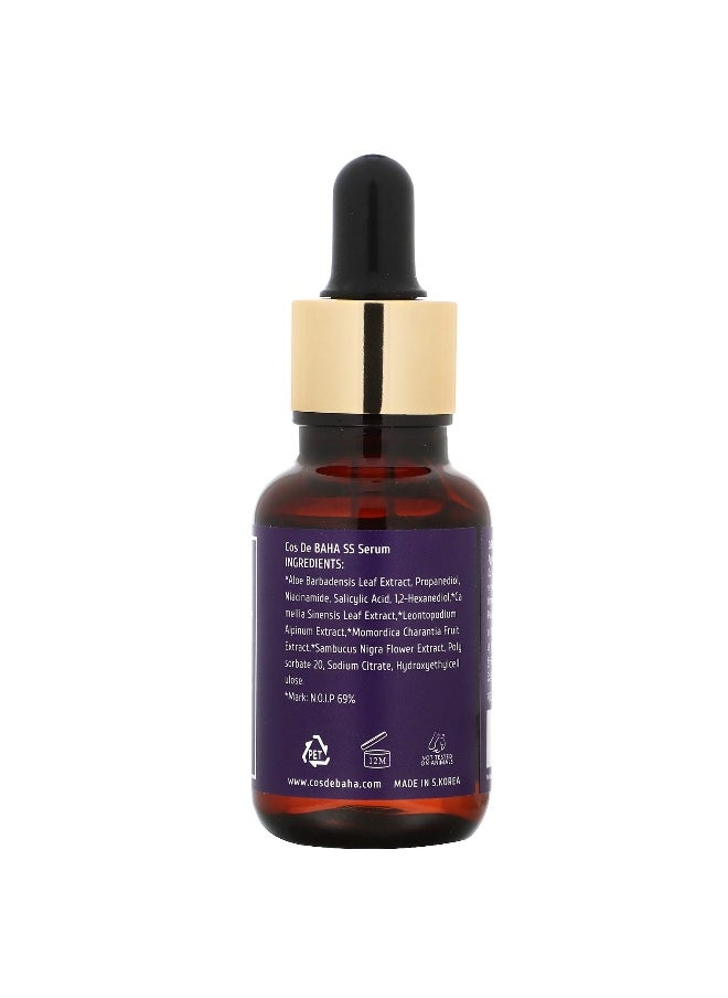 Cos De BAHA, SS, Salicylic Acid BHA 2% Serum, 1 fl oz (30 ml)