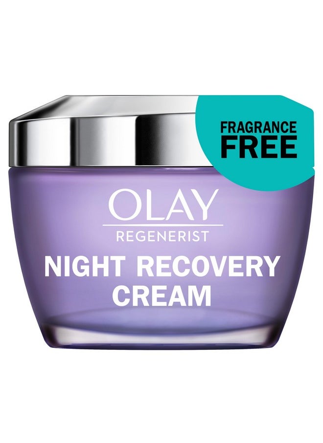 Night Cream by Olay Regenerist Night Recovery Anti-Aging Face Moisturizer 1.7 oz