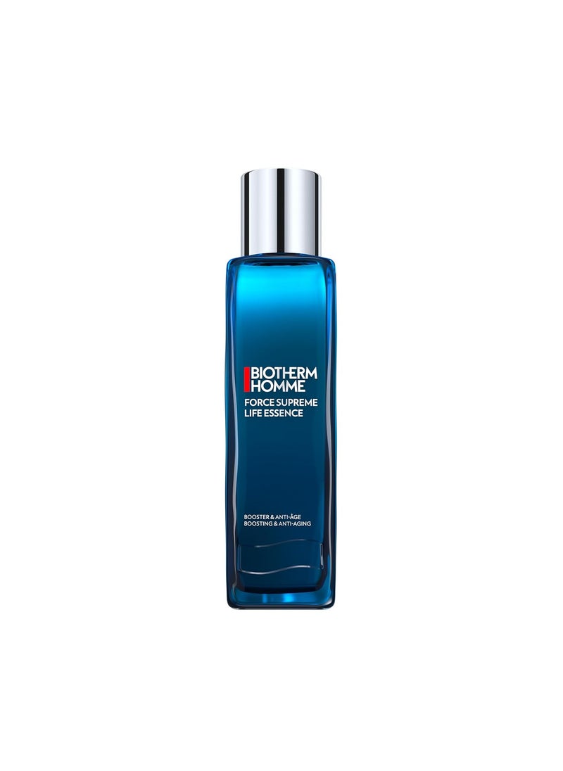Biotherm Homme Force Supreme Life Peel Essence, an Anti-Fine Lines & Pore Tightening Peeling for Men with Sensitive Skin, with Peeling Acids, Smoothes and Refines Skin Texture, 5 Fl. Oz
