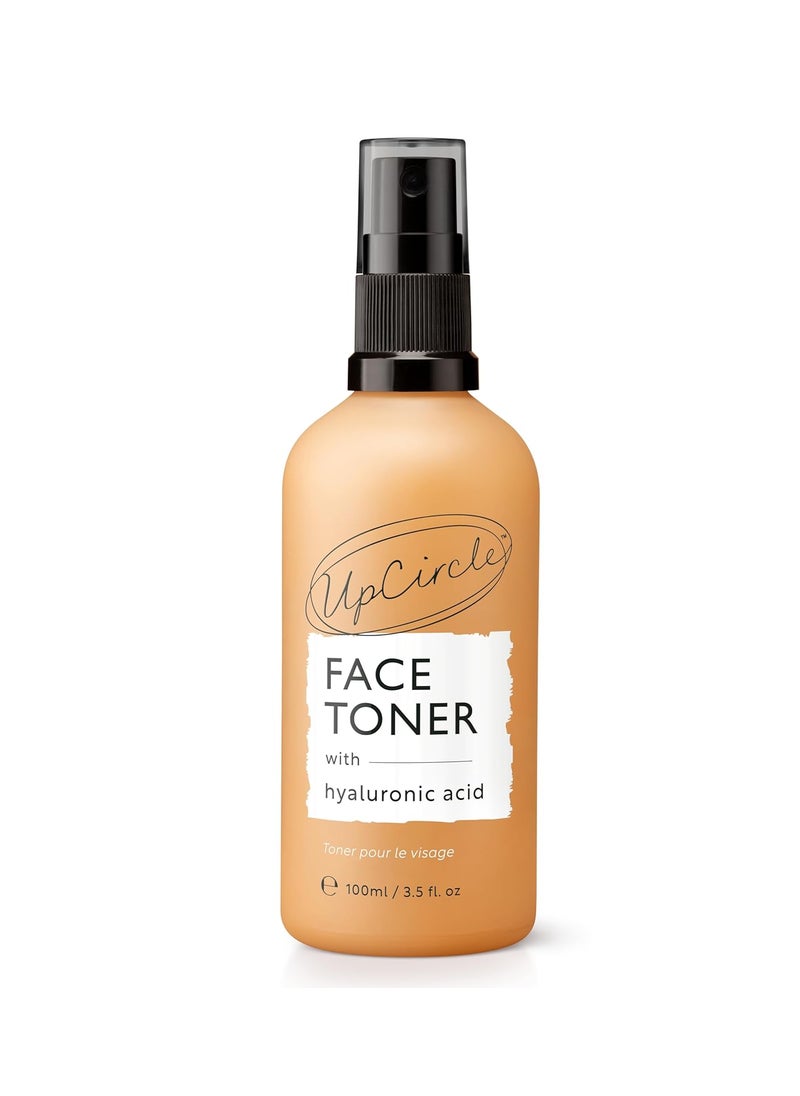 UpCircle Face Toner with Hyaluronic Acid + Salicylic Acid 3.5oz - for Balancing, Plumping + Soothing - Mandarin Fruit Water, Chamomile Extract + Glycerin - Natural, Vegan + Cruelty-Free