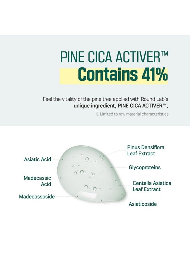 ROUND LAB Pine Tree Calming Cica Toner 8.45 Fl Oz, Face serum, Intesive calming for sensitive skin, Skin care and rejuvenate, Strong vitality with madecasocide