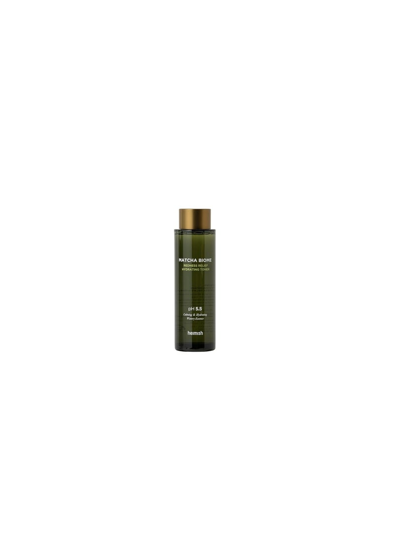 [heimish] Matcha Biome Redness Relief Hydrating Toner 5.07 fl.oz / 150 ml | Calming Skin Trouble and Reduce Redness | Relief Skin, low Irritation, Brightening, Anti-Wrinkle, Low pH, Water Essence Toner