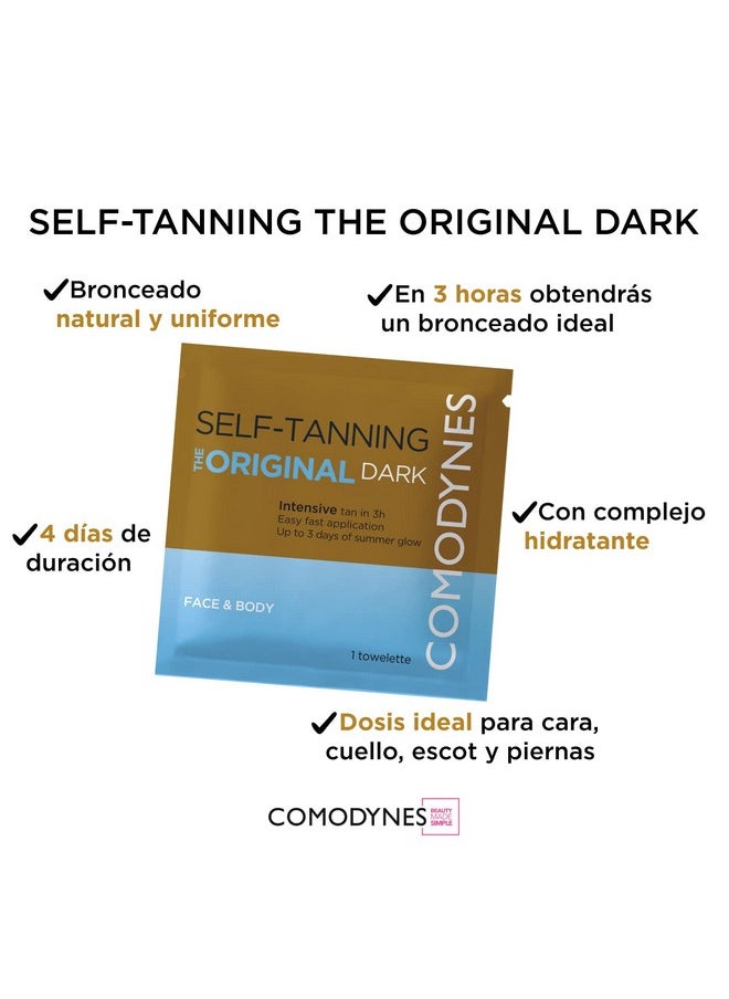 Comodynes Intensive Self Tan Towelettes, 8 Count