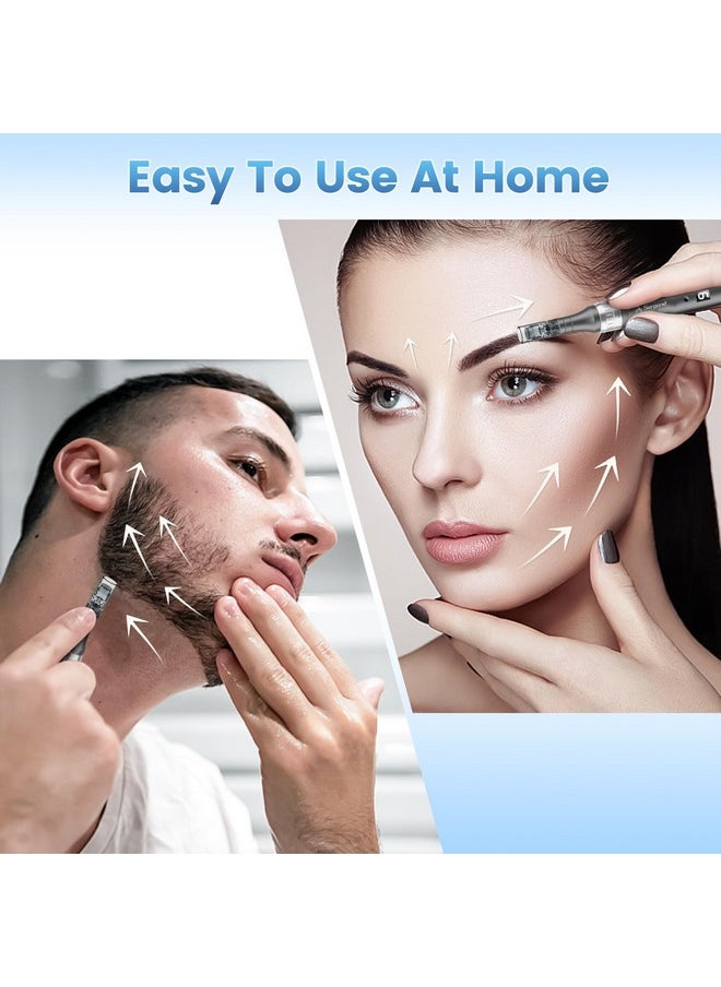 Microneedle Derma Roller Pen - Professional Microneeding 0.25 mm Derma Roller Beauty Pen - Microneedles Roller Pen for Women Men Tools