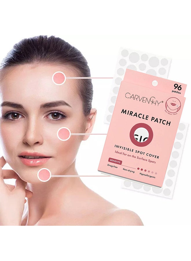 Salicylic Acid Hydrocolloid Acne Patch Miracle Patch, Invisible Spot Cover, Ideal For On The Surface Spots 96PCS