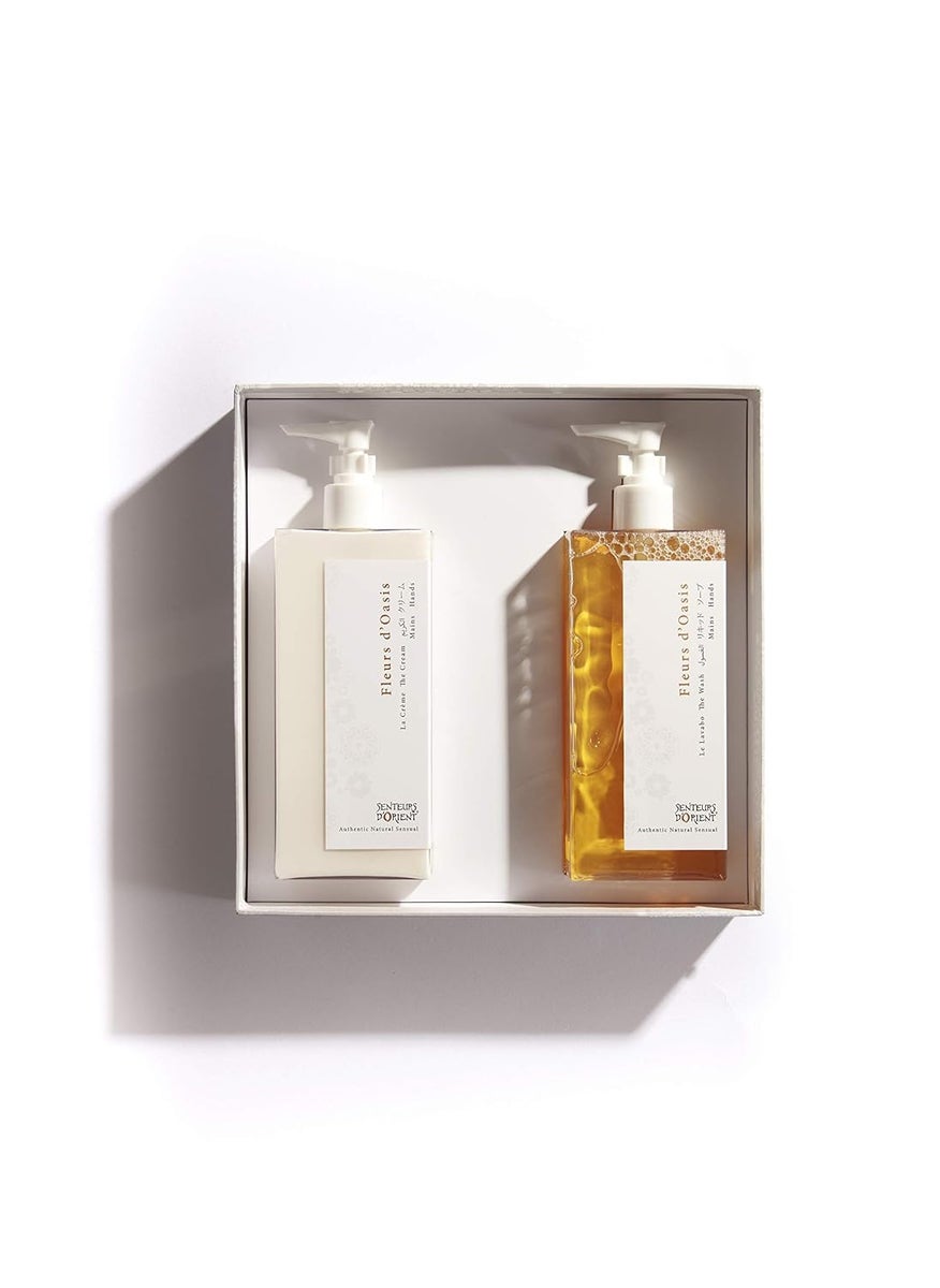 Senteurs dOrient Fleurs dOasis Gift Set  The Hands Set contains 1 Hand Wash and 1 Hand Cream