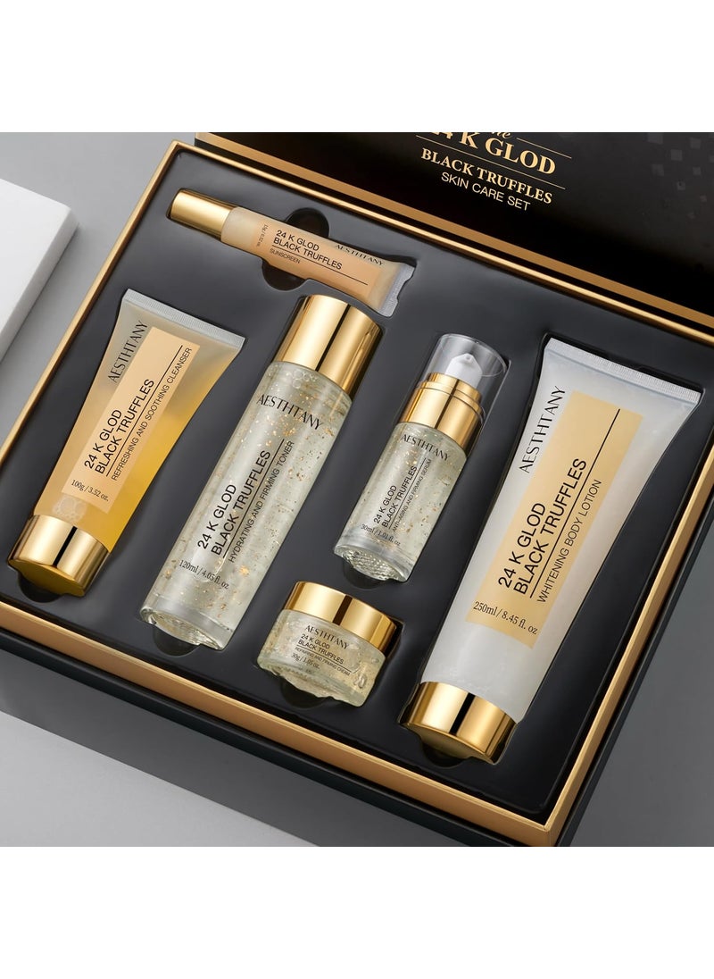 6-Step Refresher Course Skincare Set For Dry Combination Skin Types For Women Skin Care Set