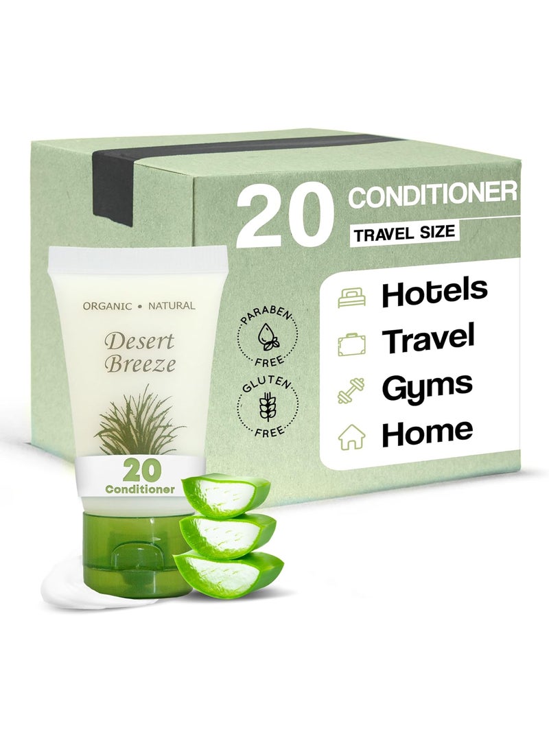 Conditioner, Travel Size Hotel Toiletries, 1 oz. Flip Cap (Case of 20)